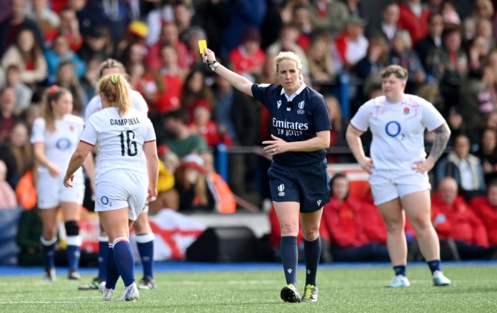 Neville to become first female official at men’s Rugby World Cup