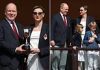 Princess Charlene and Prince Albert of Monaco wear matching outfits