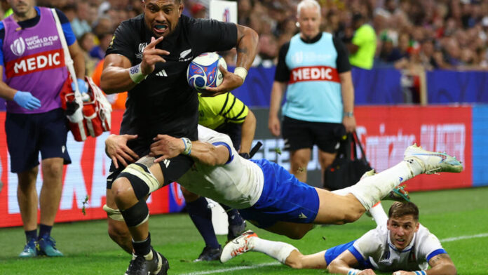 All Blacks show Italy no mercy as they close in on World Cup quarter final