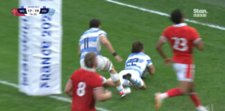 Wales vs Argentina RWC every try