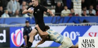 All Blacks crush Argentina 44-6 to reach fifth Rugby World Cup final