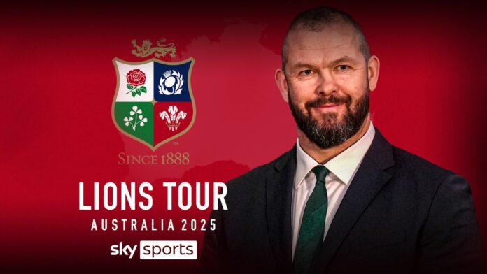 Andy Farrell announced as British and Irish Lions head coach for Australia 2025 tour live on Sky Sports | Rugby Union News | Sky Sports