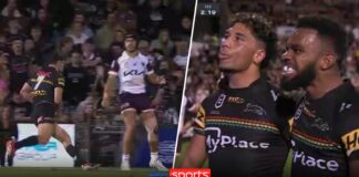 Penrith Panthers’ Nathan Cleary provides sensational assist against Brisbane Broncos | Rugby League News | Sky Sports