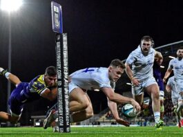 Rob Russell scores two tries as Leinster maintain perfect United Rugby Championship campaign with easy win over Zebre
