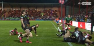Ryan Hall dives in at the corner to increase the gap for The Robins | Rugby League News | Sky Sports