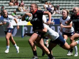 Canadian women defeat Australia in Pacific Four Series rugby play