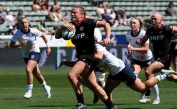 Canadian women defeat Australia in Pacific Four Series rugby play