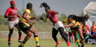 Rugby women take on Colombia