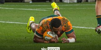 Australia jump on counter-attack for first try | Rugby Union News | Sky Sports