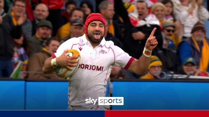 ‘An absolute stunner!’ | Georgia go from their own tryline to score against Wallabies | Rugby Union News | Sky Sports