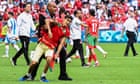 Paris 2024 Olympics: chaos as Morocco beat Argentina after football match suspended – live