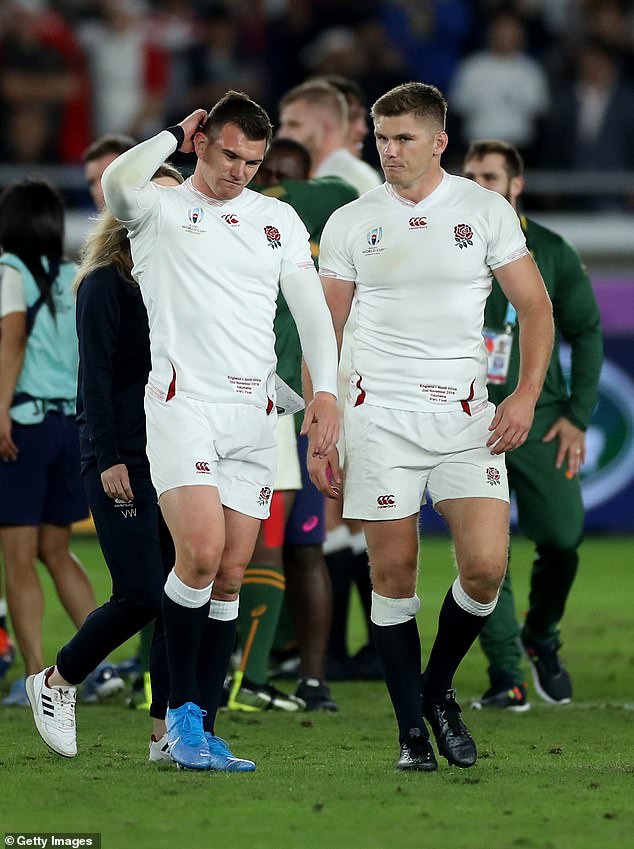 Spencer (left) was an emergency arrival for England at the 2019 Rugby World Cup