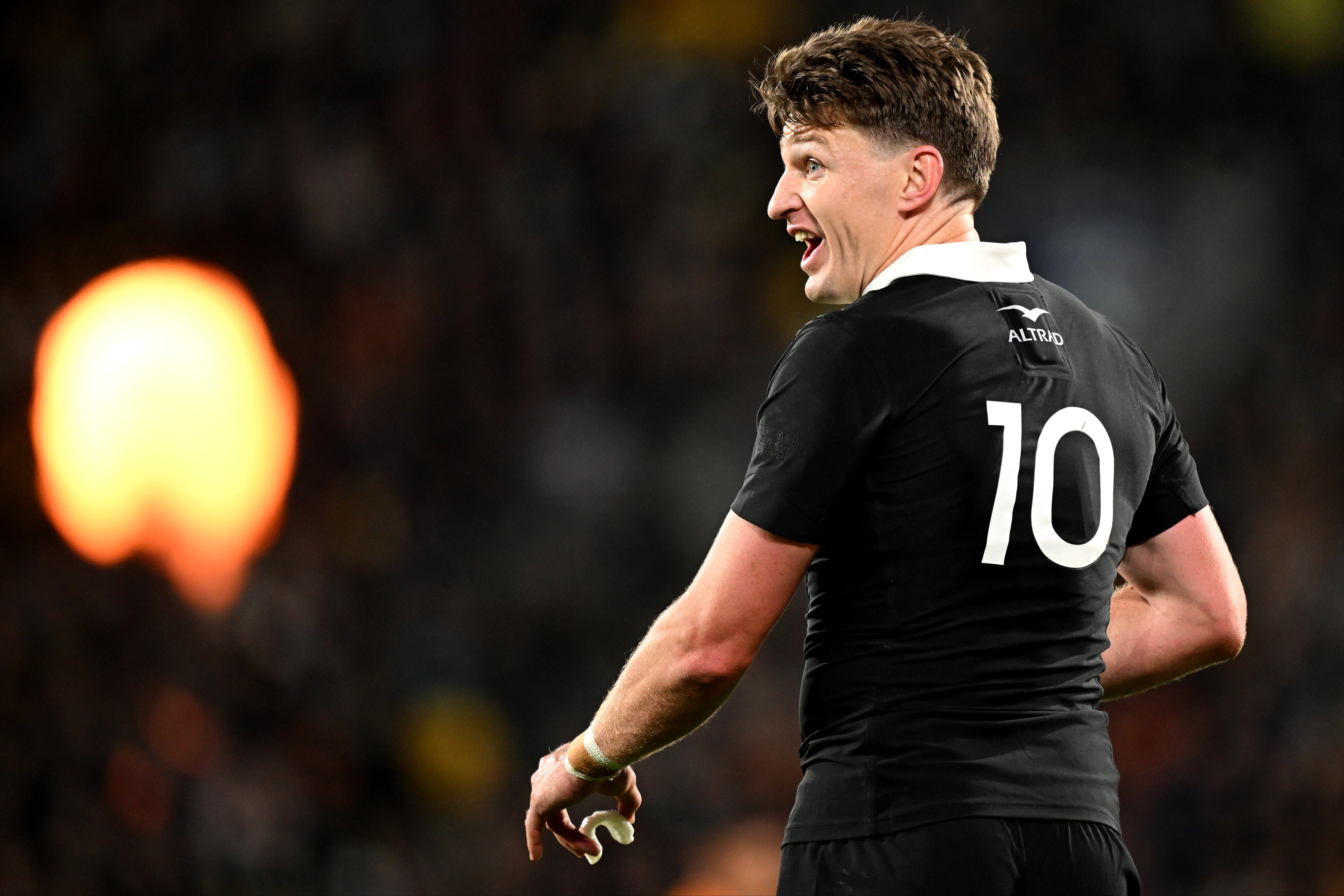 Back at fly half, Beauden Barrett helped steer New Zealand to victory