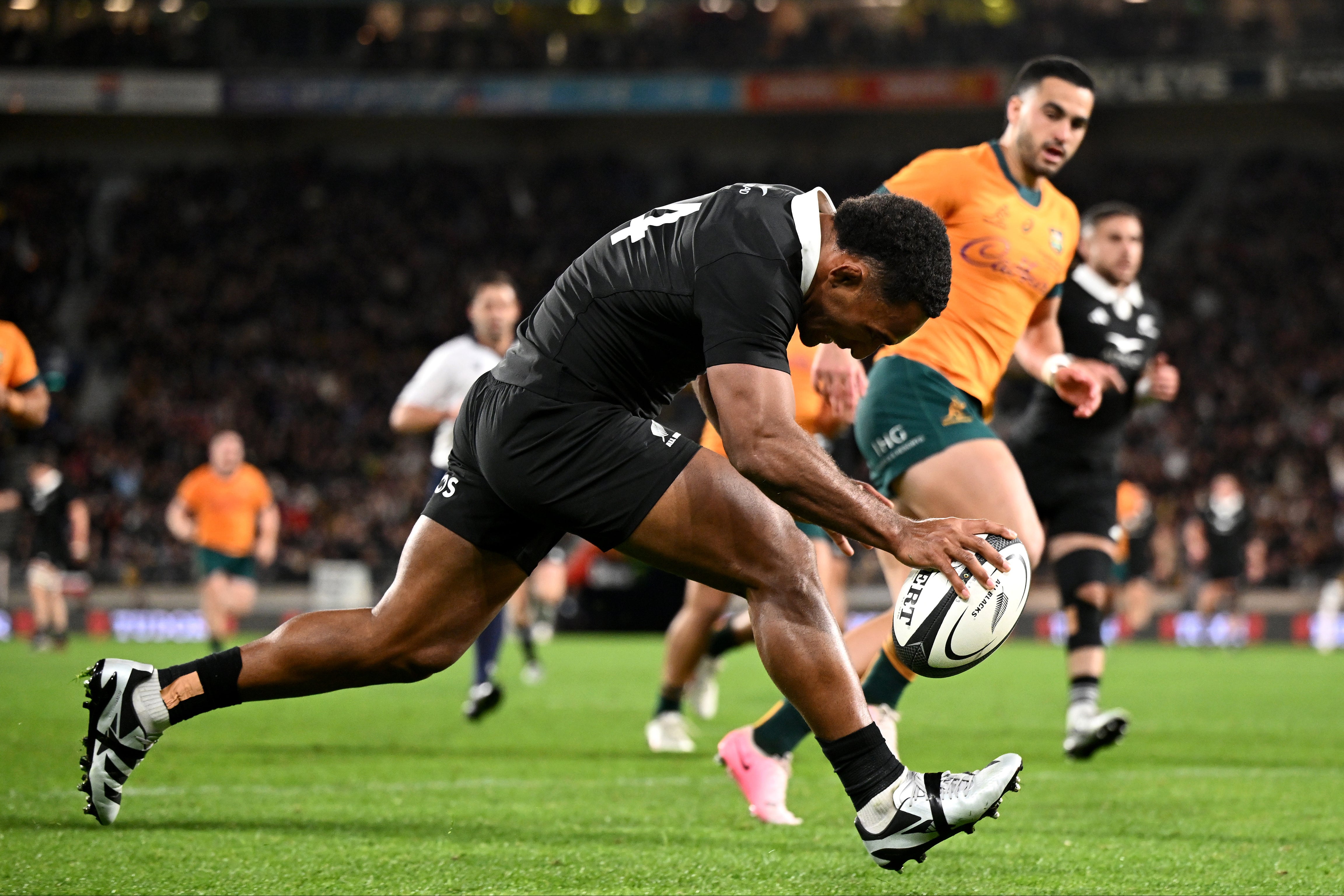 Sevu Reece’s first-half try got New Zealand on the board