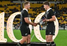 All Blacks: Beauden Barrett's lovely tribute to ‘hell of a leader’ Sam Cane : Planet Rugby