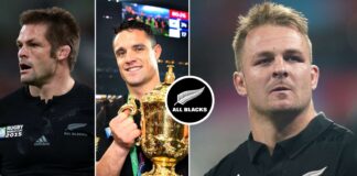 All Blacks centurions: Sam Cane, Richie McCaw, Dan Carter, Kieran Read : Planet Rugby