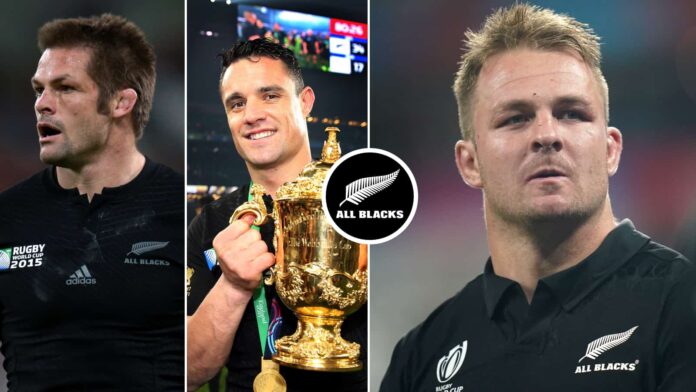 All Blacks centurions: Sam Cane, Richie McCaw, Dan Carter, Kieran Read : Planet Rugby