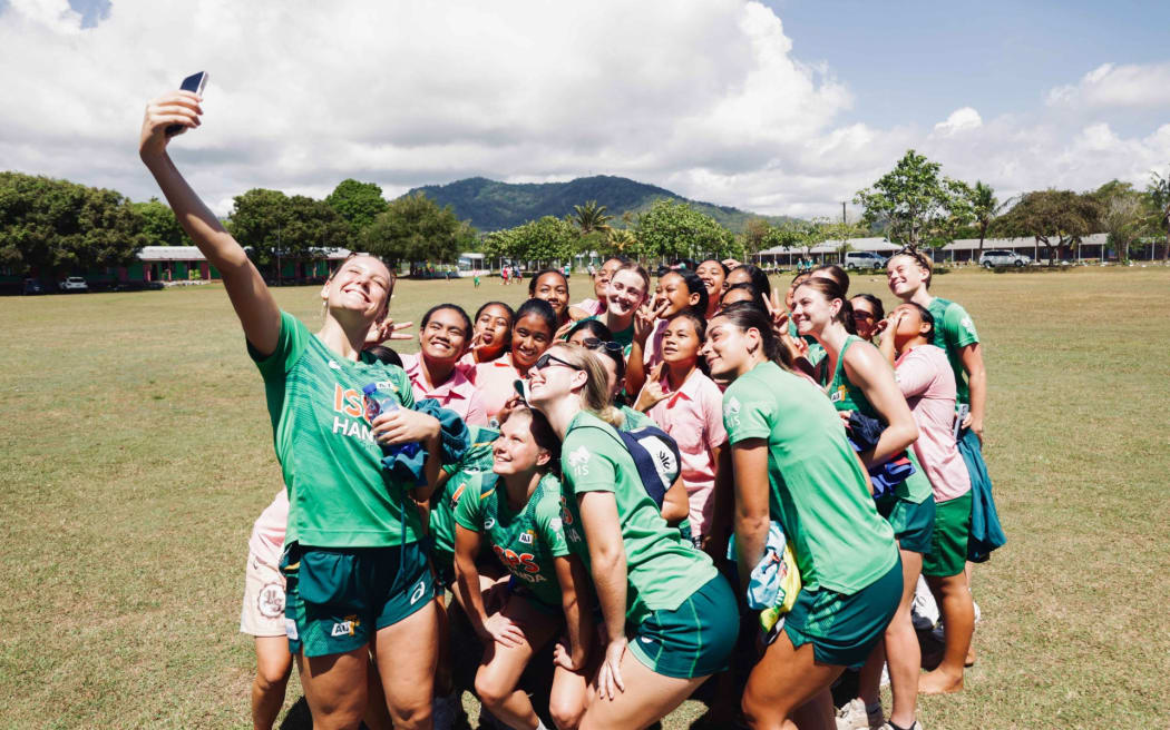 Three Australian rugby teams visited to take part in Samoa rugby's 100th anniversary celebrations.
The women's Australia A team faced off against Manusina Samoa on Monday last week, with the Manusina winning 20-17 with a penalty kick in the final seconds.
Rugby Australia also partnered with Llyod McDermott Foundation to form a First Nations men's team comprised of indigenous players from across Australia.
The First Nations team accompanied the Australia Women's Development 7s team to participate in the inaugural Lakapi Samoa Teuila 7s tournament. 
The visit by Australian teams was also an opportunity for learning and cultural exchange. Teams engaged in community activities, visiting local schools and rugby.