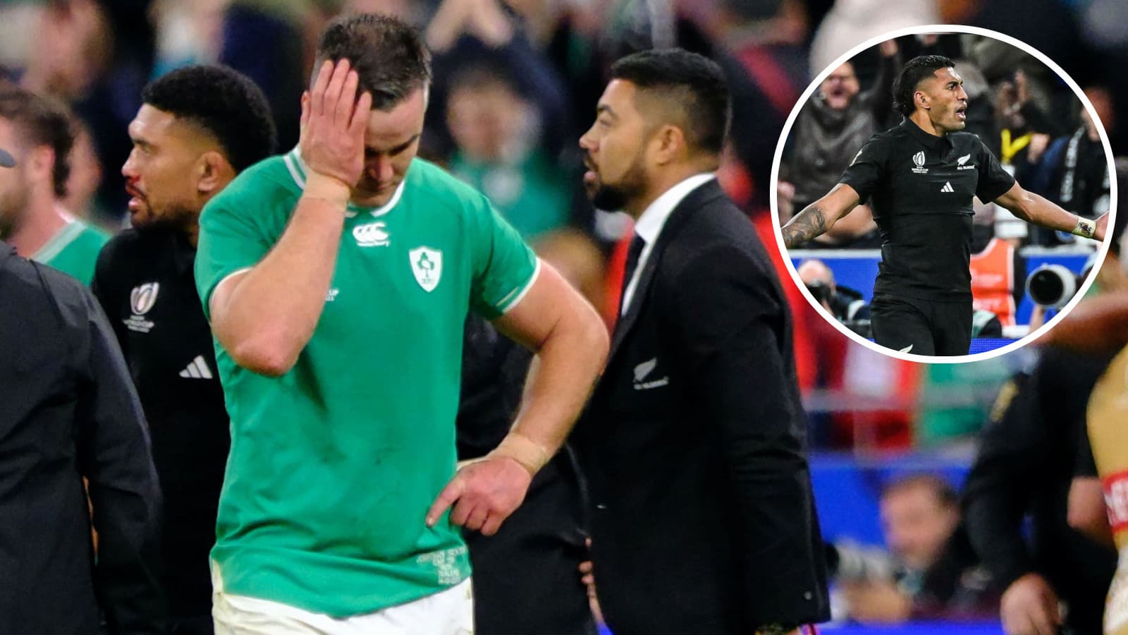 Johnny Sexton slams ‘fake-humble’ Rieko Ioane in Rugby World Cup rant : Planet Rugby