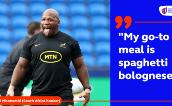 'My go-to meal is spaghetti bolognese'