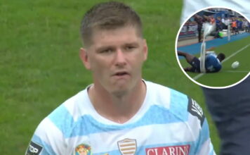 Owen Farrell denied debut Top 14 victory after epic 'tackle of the season' : Planet Rugby