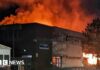 Treforest Industrial Estate fire