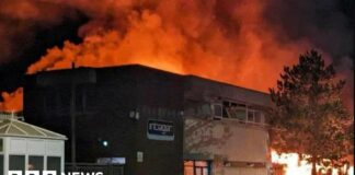 Treforest Industrial Estate fire