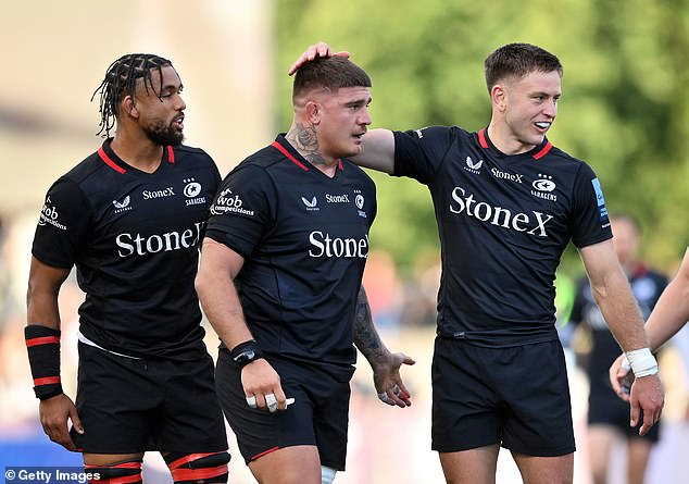 Saracens beat Sale 45-26 to make it two wins from two games in this season's Premiership