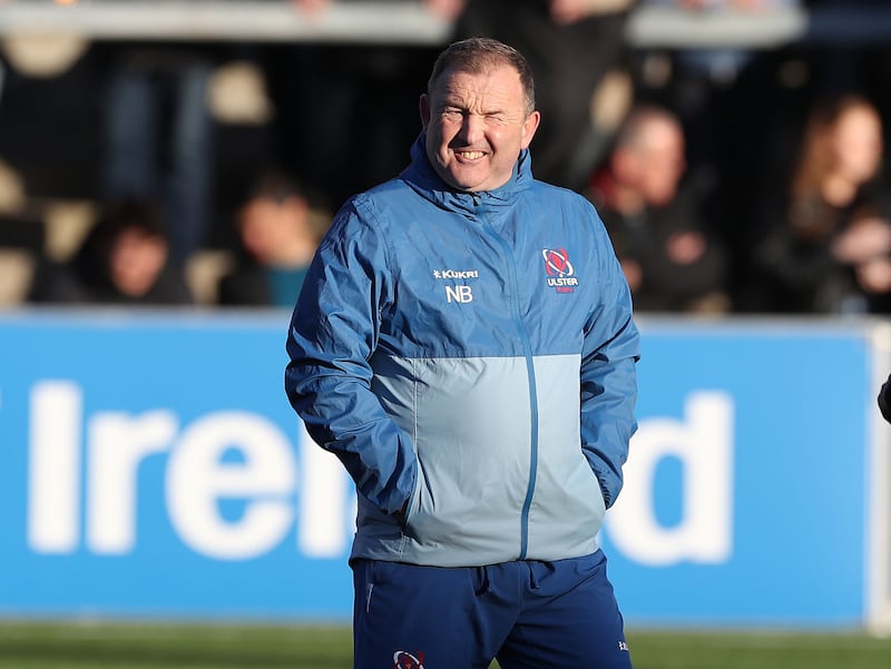 Ulster Rugby Interim Head Coach Richie Murphy   during FridayÕs  URC match at Kingspan Stadium.
Picture by Brian Little