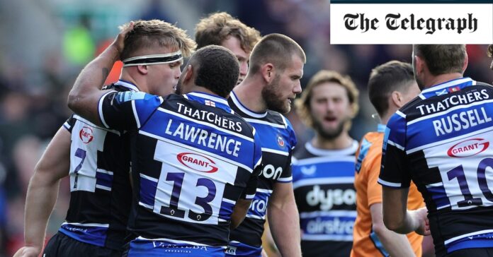 Sublime Ollie Lawrence leads Bath to first win in Leicester for four years