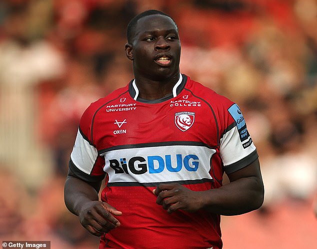 Afolabi Fasogbon (pictured) made a huge impact off the bench for Gloucester on Friday