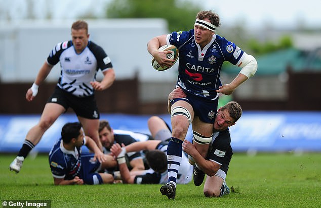 Mr Koster playing for Bristol at The Memorial Ground on May 10, 2014