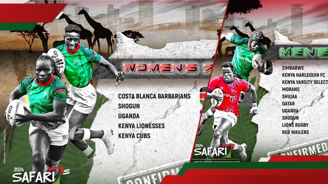 Both men and women teams will participate in the Safari Sevens 2024.