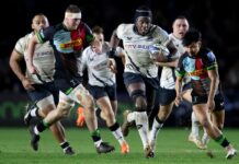 Harlequins out to end Saracens hoodoo as Premiership rivals resume hostilities on ‘Derby Weekend’