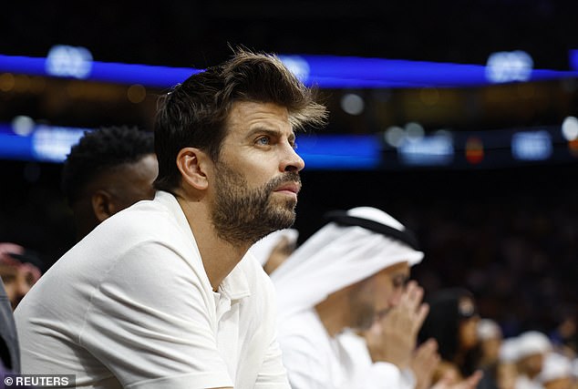 Gerard Pique was at Twickenham on Wednesday to deliver a speech at a sports conference