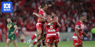 Pacific Championships live: Kangaroos face Tonga in Test rugby league after Jillaroos 84-0 win over PNG Orchids