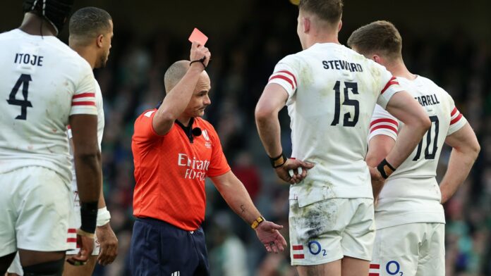 Rugby to have two DIFFERENT red cards for Autumn Internationals as rule never seen in sport before is introduced