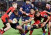 Edinburgh rugby star accused of 'EYE GOUGING' incident that sparked mass brawl