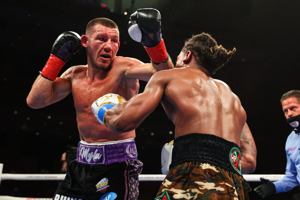 The Welshman challenged Demetrius Andrade for the WBO middleweight title in April 2021