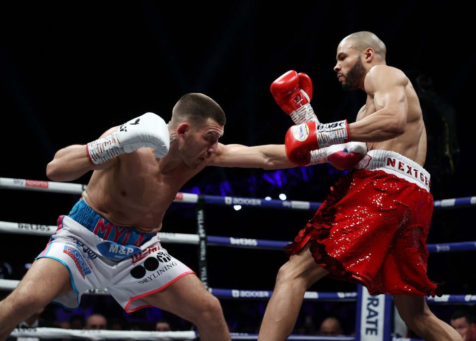 Williams faced off with Chris Eubank Jr in a domestic dust-up in February 2022