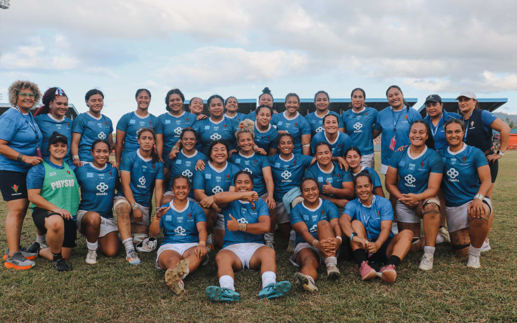 Manusima celebrating their win against Australia A.