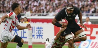 Rugby: All Blacks overcome Japan to win 1st northern tour test 64-19