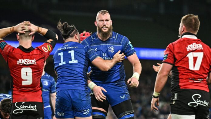 Leinster Rugby maintain winning start to URC with hard fought win over the Lions at Aviva Stadium