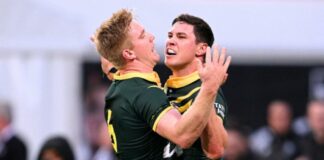 Kangaroos through to rugby leauge Pacific Championships final after win over Kiwis