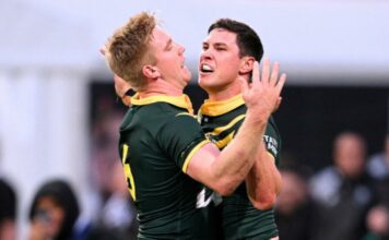 Kangaroos through to rugby leauge Pacific Championships final after win over Kiwis