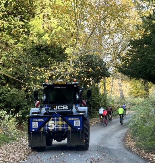 Ken MacAulay's final picture from his 1000-mile bike ride