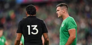 All Black Rieko Ioane’s Instagram post adds fuel to spat with Ireland’s Johnny Sexton