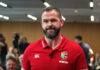 Andy Farrell, Head Coach of the British & Irish Lions walks into the conference room during the British & Irish Lions Head Coach Announcement for the 2025 Tour to Australia. Pic: David Rogers/Getty Images