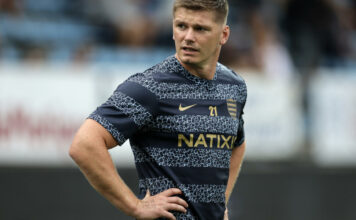 Farrell opens Top 14 try account in Racing victory, ends game in sin-bin