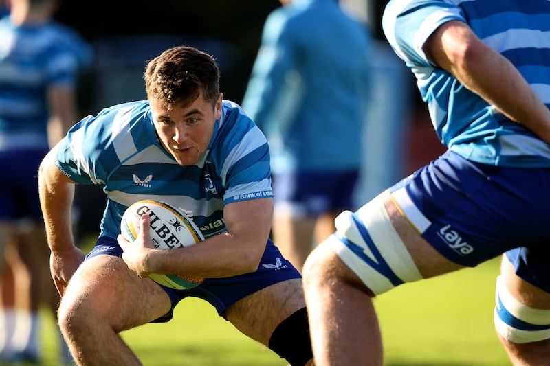 Gus McCarthy during Leinster squad training at Rosemount, UCD. Photograph: Ben Brady/Inpho